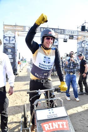 Sascha Vollmer beim BALTIC LIGHTS 2026 Charity Schilttenhunderennen in Heringsdorf auf Usedom am 07.03.2026
