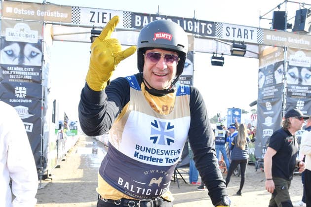 Sascha Vollmer beim BALTIC LIGHTS 2026 Charity Schilttenhunderennen in Heringsdorf auf Usedom am 07.03.2026