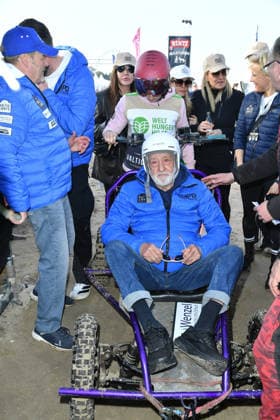 Dieter Hallervorden beim BALTIC LIGHTS 2026 Charity Schilttenhunderennen in Heringsdorf auf Usedom am 07.03.2026