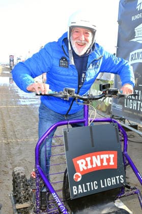 Dieter Hallervorden beim BALTIC LIGHTS 2026 Charity Schilttenhunderennen in Heringsdorf auf Usedom am 07.03.2026