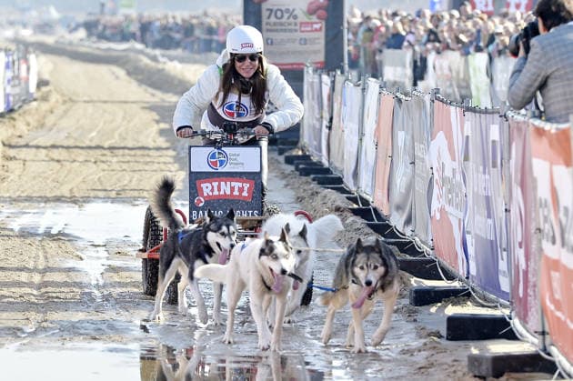 Simone Thomalla beim BALTIC LIGHTS 2026 Charity Schilttenhunderennen in Heringsdorf auf Usedom am 07.03.2026