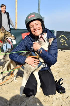 Seraphina Kalze beim BALTIC LIGHTS 2026 Charity Schilttenhunderennen in Heringsdorf auf Usedom am 07.03.2026