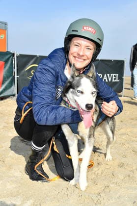 Seraphina Kalze beim BALTIC LIGHTS 2026 Charity Schilttenhunderennen in Heringsdorf auf Usedom am 07.03.2026