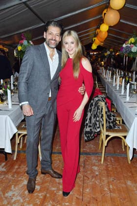 Nina Ensmann mit Ehemann Marc Demmig beim BALTIC LIGHTS 2026 Charity Schilttenhunderennen in Heringsdorf auf Usedom am 07.03.2026