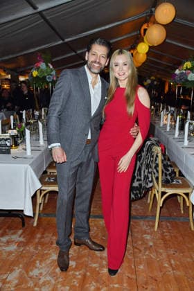 Nina Ensmann mit Ehemann Marc Demmig beim BALTIC LIGHTS 2026 Charity Schilttenhunderennen in Heringsdorf auf Usedom am 07.03.2026