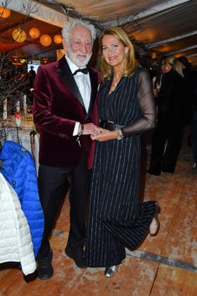 Dieter Hallervorden mit Ehefrau Christiane Zander beim BALTIC LIGHTS 2026 Charity Schilttenhunderennen in Heringsdorf auf Usedom am 07.03.2026