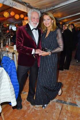 Dieter Hallervorden mit Ehefrau Christiane Zander beim BALTIC LIGHTS 2026 Charity Schilttenhunderennen in Heringsdorf auf Usedom am 07.03.2026