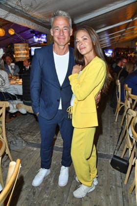 Marco Girnth und Katja Woywood beim BALTIC LIGHTS 2026 Charity Schilttenhunderennen in Heringsdorf auf Usedom am 07.03.2026