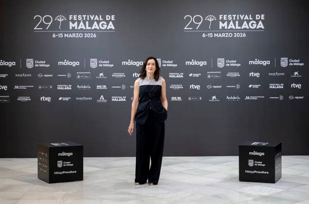 Photocall of the film Después de Kim at the Malaga Film Festival Director Ángeles González Sinde poses during the photocall of the film Después de Kim during the 29th edition of the Malaga Film Festival, March 8, 2026 in Malaga, Andalucía Spain This years edition aims to be a bridge between Spain and Latin America and brings together works from 71 countries A total of 2,883 audiovisual works have been registered In the official competition section will participate 22 films 12 Spanish and ten Latin American, in addition to 21 other 19 Spanish and two Latin American in the non-competitive official section, including the closing film 08 MARCH 2026 FESTIVAL DE CINE Malaga, Andalucia Malaga, Andalucia Espana  Copyright: xAlbertoxOrtegax 7349354