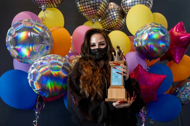 STOCKHOLM, SWEDEN 20260308 Felicia the day after she wins Melodifestivalen 2026 STOCKHOLM SWEDEN x10430x  Copyright: xChristinexOlsson TTx MELODIFESTIVALEN 2026 FELICIA MTvgXbIBTfA