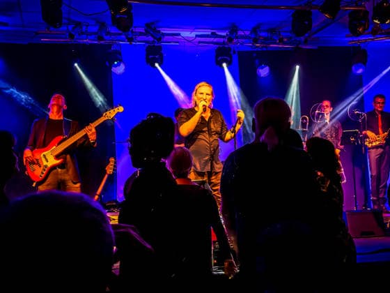Dirk Zöllner *1962, Musiker, Schriftsteller. DIE ZÖLLNER BigBand Konzert im Neu Helgoland in Berlin Köpenick in Müggelheim - 07.03.2026 Dirk Zöllner