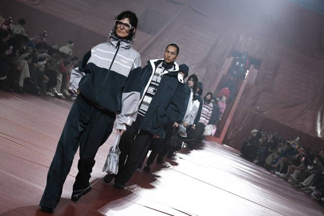PFW - Lacoste Runway in Paris FA Models walk the runway for the Lacoste collection as part of Paris Fashion Week in Paris, on March 8, 2026. Photo by Firas Abdullah ABACAPRESS.COM Paris Ile-de-France France  Copyright: xAbdullahxFiras ABACAx