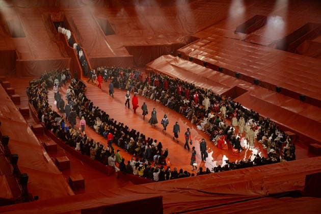 PFW - Lacoste Runway Models walk the runway during the Winter 2026-2027 show as part of Paris Fashion Week on March 8, 2026 at Roland Garros Stadium in Paris, France. Photo by Laurent Zabulon ABACAPRESS.COM Paris France  Copyright: xZabulonxLaurent ABACAx