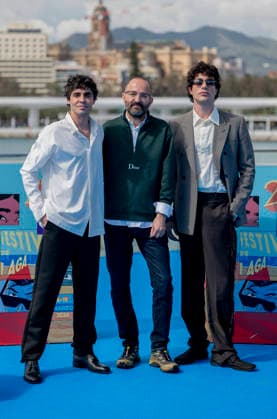 Photocall of the film Mi querida senorita at the Malaga Film Festival Producers Javier Calvo d and Javier Ambrossi i and director Fernando Gonzalez Molina c pose during the photocall of the film Mi querida senorita during the 29th edition of the Malaga Film Festival, March 8, 2026 in Malaga, Andalucía Spain This years edition aims to be a bridge between Spain and Latin America and brings together works from 71 countries In total 2 883 audiovisual works have been registered In the official competition section will participate 22 films 12 Spanish and ten Latin American, to which are added another 21 19 Spanish and two Latin American in the non-competitive official section, including the closing film 08 MARCH 2026 FESTIVAL DE MÁLAGA Malaga, A  Copyright: xAlbertoxOrtegax 7350490