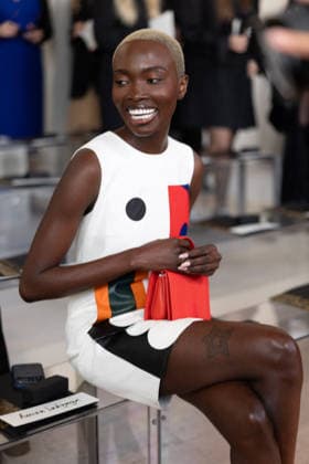Amina Seck at the Front Row of the Akris Womenswear Collection Prêt à Porter Automne Hiver 2026 2027 show as part of Paris Fashion Week PFW at Palais de Tokyo, Paris, France, March 08, 2026 Julien Sarkissian Bestimage Front Row at the Akris Womenswear Fall Winter 2026 2027 show as part of Paris Fashion Week on March 08, 2026 in Paris, France  Copyright: xJulienxSarkissianx xBestimagexJulienxSarkissianx xBestimagex