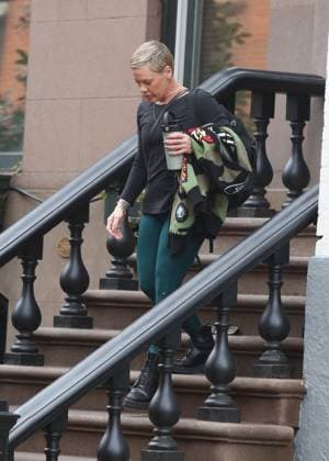 Pink departs townhouse a half an hour after husband Carey Hart and son Jameson Hart left the same townhouse and got on a subway in lower Manhattan. Both were spotted without their wedding rings amidst rumors that the couple have split. Featuring: Pink, Alecia Moore Where: New York City, New York, United States When: 08 Mar 2026 Credit: Rob Davis INSTARimages EDITORIAL USE ONLY. NOT FOR USE BY NEWSPAPERS BASED IN THE UK. Copyright: xx instar55537883