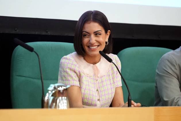 Hiba Abouk at photocall film Tarantula during the 29 edition of Malaga Film Festival in Malaga on Sunday, 8 March 2026. Cordon Press 