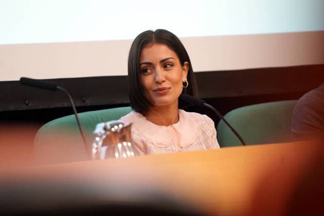 Hiba Abouk at photocall film Tarantula during the 29 edition of Malaga Film Festival in Malaga on Sunday, 8 March 2026. Cordon Press 