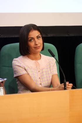 Hiba Abouk at photocall film Tarantula during the 29 edition of Malaga Film Festival in Malaga on Sunday, 8 March 2026. Cordon Press 