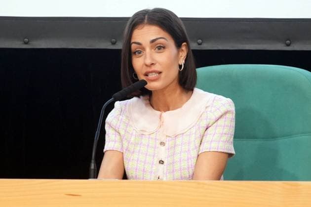 Hiba Abouk at photocall film Tarantula during the 29 edition of Malaga Film Festival in Malaga on Sunday, 8 March 2026. Cordon Press 