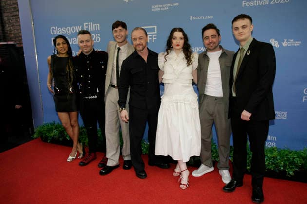 Glasgow Film Festival Closing Gala - OFFICIAL RED CARPET CALIFORNIA SCHEMIN™ Glasgow Film Festival Closing Gala - OFFICIAL RED CARPET CALIFORNIA SCHEMIN™ James McAvoy (actor director), SÃ amus McLean Ross (cast), Samuel Bottomley (cast), Lucy Halliday (cast), Credit:William Kemmett Avalon UK, Glasgow, Rose Street  Copyright: xWilliamxKemmettx xAvalonx 1081188041