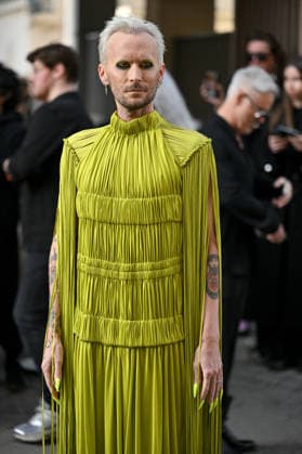 PFW Jean Paul Gaultier Outside Arrivals Fredrik Robertsson arriving at the Jean Paul Gaultier show during Fashion Week in Paris, France on March 8, 2026. Photo by Julien Reynaud APS-Medias ABACAPRESS.COM Paris France  Copyright: xReynaudxJulien APS-Medias ABACAx