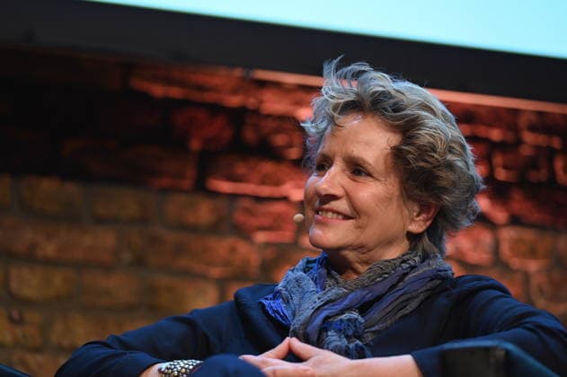 Autorin Bettina Flitner liest und spricht auf der Lit.Cologne, dem internationalen Literaturfestival