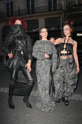 PFW Ottolinger Outside Arrivals Guests arriving at the Ottolinger show during Fashion Week in Paris, France on March 8, 2026. Photo by Julien Reynaud APS-Medias ABACAPRESS.COM Paris France  Copyright: xReynaudxJulien APS-Medias ABACAx