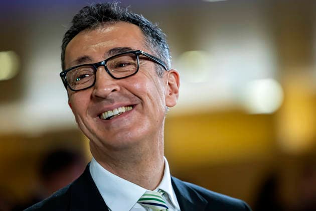 News Bilder des Tages #2 Landtagswahl 2026 in Baden-Württemberg. Wahlabend im Landtag. Cem Özdemir, Grüne. 08.03.2026, Stuttgart, Baden-Württemberg, Deutschland *** State election 2026 in Baden Württemberg Election evening in the state parliament Cem Özdemir, Greens 08 03 2026, Stuttgart, Baden Württemberg, Germany