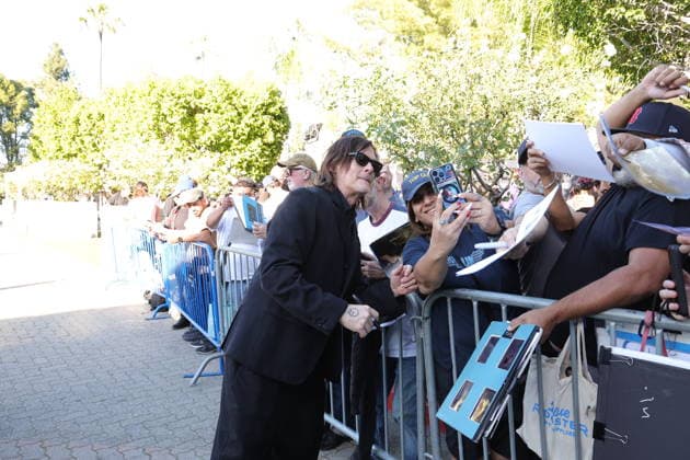 Norman Reedus Signing Autographs Los Angeles CA March 8: Norman Reedus signs autographs outside The 53rd Annual Saturn Awards on March 8, 2026 Credit: AdMedia EDITORIAL USE ONLY  Copyright: xx AdMediax admphotostwo973055