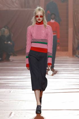 (260309) -- PARIS, March 9, 2026 -- A model presents a creation from the ready-to-wear Fall Winter 2026-2027 collections by Lacoste during the Paris Fashion Week in Paris, France, on March 8, 2026. (MeetEurope Handout via Xinhua) FRANCE-PARIS-FASHION WEEK-LACOSTE WuxHuiwo 