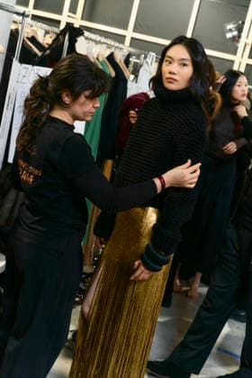Paris Fashion Week - Women F W 26-27 Akris fashion show Backstage Palais de Tokyo - Paris, France Beans Wang Paris Fashion Week - Women F W 26-27 Akris fashion show Backstage Palais de Tokyo - Paris, France 8th March 2026 SGPItalia id 134576_011 * Not Exclusive  Copyright: xLorenzoxCremonax