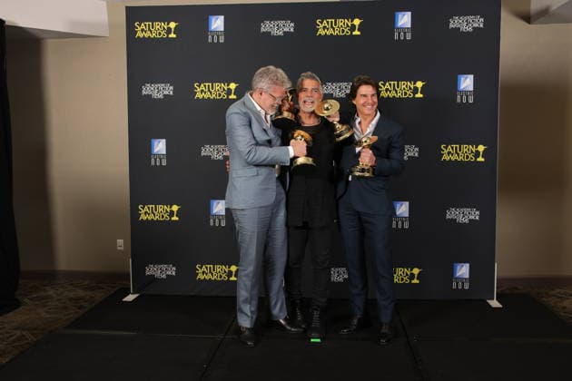 Los Angeles CA March 8 Tom Cruise, Esai Morales and Christopher McQuarrie the 53rd Annual Saturn Awards held at Universal Hilton on March 08, 2026 in Los Angeles, California. Credit: USA - ZUMAa123 20260308_zaa_a123_162 Copyright: xAdMediax