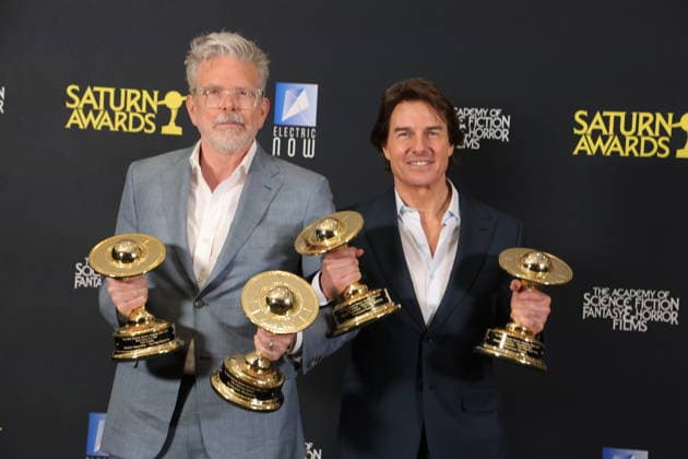 Los Angeles CA March 8 Tom Cruise and Christopher McQuarrie the 53rd Annual Saturn Awards held at Universal Hilton on March 08, 2026 in Los Angeles, California Credit AdMedia 453900 2026 03 08  Copyright: xAdMediax STAR_453900_099