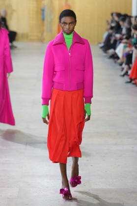 PFW - Akris Runway A model walks the runway during the Akris Womenswear Fall Winter 2026-2027 show as part of Paris Fashion Week on March 08, 2026 in Paris, France. Photo by Alain Gil Gonzalez ABACAPRESS.COM Paris France  Copyright: xGonzalezxAlain-Gil ABACAx