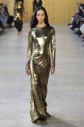 PFW - Akris Runway A model walks the runway during the Akris Womenswear Fall Winter 2026-2027 show as part of Paris Fashion Week on March 08, 2026 in Paris, France. Photo by Alain Gil Gonzalez ABACAPRESS.COM Paris France  Copyright: xGonzalezxAlain-Gil ABACAx