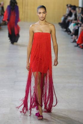 PFW - Akris Runway A model walks the runway during the Akris Womenswear Fall Winter 2026-2027 show as part of Paris Fashion Week on March 08, 2026 in Paris, France. Photo by Alain Gil Gonzalez ABACAPRESS.COM Paris France  Copyright: xGonzalezxAlain-Gil ABACAx