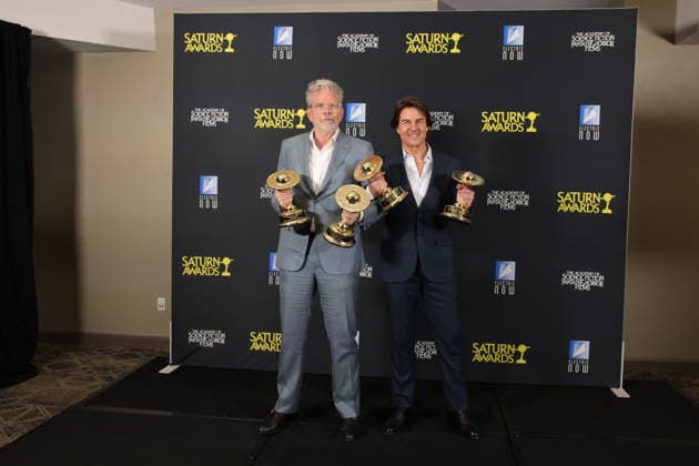 Los Angeles CA March 8 Tom Cruise and Christopher McQuarrie the 53rd Annual Saturn Awards held at Universal Hilton on March 08, 2026 in Los Angeles, California Credit AdMedia 453900 2026 03 08  Copyright: xAdMediax STAR_453900_120