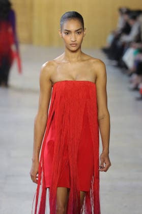 PFW - Akris Runway A model walks the runway during the Akris Womenswear Fall Winter 2026-2027 show as part of Paris Fashion Week on March 08, 2026 in Paris, France. Photo by Alain Gil Gonzalez ABACAPRESS.COM Paris France  Copyright: xGonzalezxAlain-Gil ABACAx