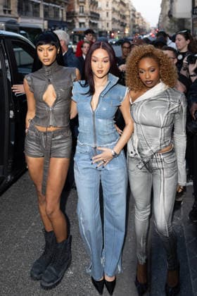Jorja Douglas, Stella Quaresma, Renée Downer, FLO at Ottolinger Women Ready to Wear Fall Winter 2026 2027 Collection fashion show during Paris Fashion Week on march 8th 2026 Julien Sarkissian Bestimage Celebrities at Ottolinger Women Ready to Wear Fall Winter 2026 2027 Collection fashion show, during Paris Fashion Week on march 8th 2026 Paris France  Copyright: xJulienxSarkissianx xBestimagexJulienxSarkissianx xBestimagex