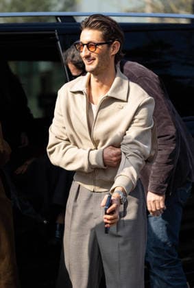 Pierre Niney at Lacoste Collection Femme Prêt à Porter Automne Hiver 2026 2027 fashion show during Paris Fashion Week on march 8th 2026 Thibault Duboucher Bestimage Celebrities at Lacoste Women Ready to Wear Fall Winter 2026 2027 Collection fashion show, during Paris Fashion Week on march 8th 2026 Paris France  Copyright: xThibaultxDuboucherx xBestimagexThibaultxDuboucherx xBestimagex