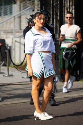 Mayadorable au défilé Lacoste Collection Femme Prêt à Porter Automne Hiver 2026 2027 lors de la Fashion Week de Paris, le 8 mars 2026 Thibault Duboucher Bestimage Celebrities at Lacoste Women Ready to Wear Fall Winter 2026 2027 Collection fashion show, during Paris Fashion Week on march 8th 2026 Paris France  Copyright: xThibaultxDuboucherx xBestimagexThibaultxDuboucherx xBestimagex