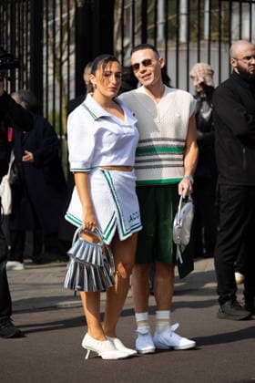 Mayadorable and Jules Pedretti arrive at the Lacoste Womenswear Fall Winter 2026 2027 show during Paris Fashion Week on March 8, 2026 in Paris, France at the Lacoste Women Ready to Wear Fall Winter 2026 2027 Collection fashion show during Paris Fashion Week on March 8, 2026 Thibault Duboucher Bestimage Celebrities at Lacoste Women Ready to Wear Fall Winter 2026 2027 Collection fashion show, during Paris Fashion Week on march 8th 2026 Paris France  Copyright: xThibaultxDuboucherx xBestimagexThibaultxDuboucherx xBestimagex