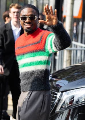 Caleb McLaughlin at Lacoste Collection Femme Prêt à Porter Automne Hiver 2026 2027 fashion show during Paris Fashion Week on march 8th 2026 Thibault Duboucher Bestimage Celebrities at Lacoste Women Ready to Wear Fall Winter 2026 2027 Collection fashion show, during Paris Fashion Week on march 8th 2026 Paris France  Copyright: xThibaultxDuboucherx xBestimagexThibaultxDuboucherx xBestimagex