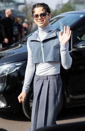 Isaac Ordonez at Lacoste Collection Femme Prêt à Porter Automne Hiver 2026 2027 fashion show during Paris Fashion Week on march 8th 2026 Thibault Duboucher Bestimage Celebrities at Lacoste Women Ready to Wear Fall Winter 2026 2027 Collection fashion show, during Paris Fashion Week on march 8th 2026 Paris France  Copyright: xThibaultxDuboucherx xBestimagexThibaultxDuboucherx xBestimagex