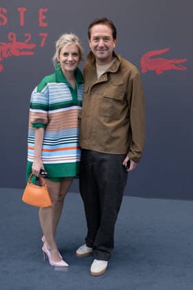PFW - Lacoste Photocall Melanie Laurent and Eric Vallat attend the Lacoste Womenswear Fall Winter 2026-2027 show as part of Paris Fashion Week on March 08, 2026 at Roland Garros Stadium in Paris, France. Photo by Laurent Zabulon ABACAPRESS.COM Paris France  Copyright: xZabulonxLaurent ABACAx