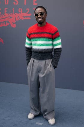 PFW - Lacoste Photocall Caleb McLaughlin attends the Lacoste Womenswear Fall Winter 2026-2027 show as part of Paris Fashion Week on March 08, 2026 at Roland Garros Stadium in Paris, France. Photo by Laurent Zabulon ABACAPRESS.COM Paris France  Copyright: xZabulonxLaurent ABACAx