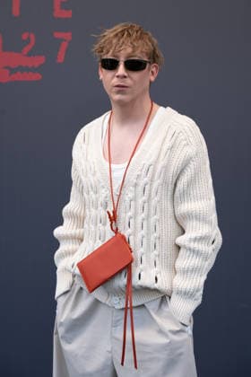 PFW - Lacoste Photocall Eddy de Pretto attends the Winter 2026-2027 show as part of Paris Fashion Week on March 08, 2026 at Roland Garros Stadium in Paris, France. Photo by Laurent Zabulon ABACAPRESS.COM Paris France  Copyright: xZabulonxLaurent ABACAx
