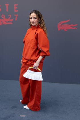 PFW - Lacoste Photocall Cansu Akin attends the Winter 2026-2027 show as part of Paris Fashion Week on March 08, 2026 at Roland Garros Stadium in Paris, France. Photo by Laurent Zabulon ABACAPRESS.COM Paris France  Copyright: xZabulonxLaurent ABACAx