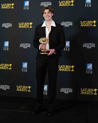 March 8, 2026, Hollywood, California, United States: Jack Champion arrives on the red carpet of the 53rd Annual Saturn Awards at The Hilton Universal City Hotel in Hollywood California on Mar. 8, 2026. (Contributing Photographer, Hollywood United States - ZUMAt169 20260308_zep_t169_008 Copyright: xConnorxTerryx